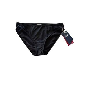 Reebok Women's Black Mesh-Side Hipster Bikini Bottoms Size M NWT $46